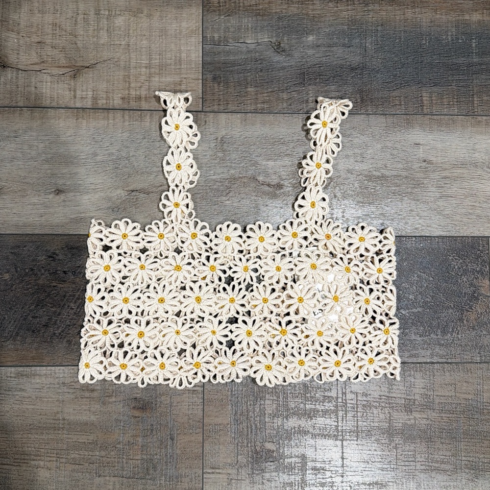 ESCVDO Malu crochet top NWT - Picture 3 of 6